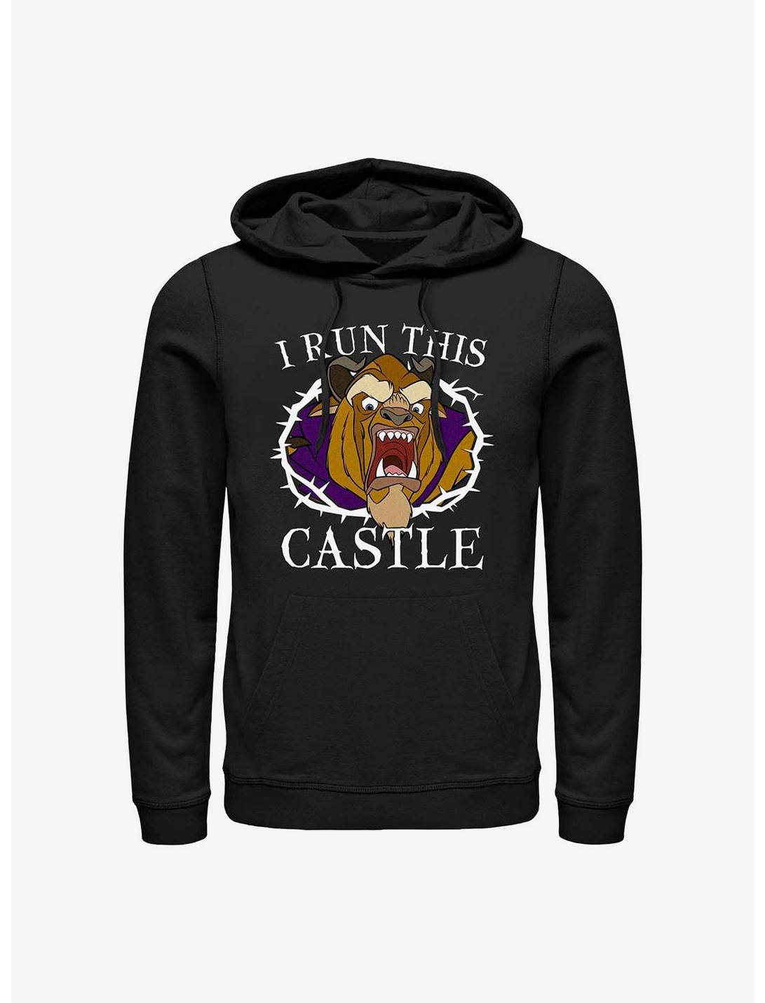 Disney Beauty And The Beast I Run This Castle Hoodie, BLACK, hi-res