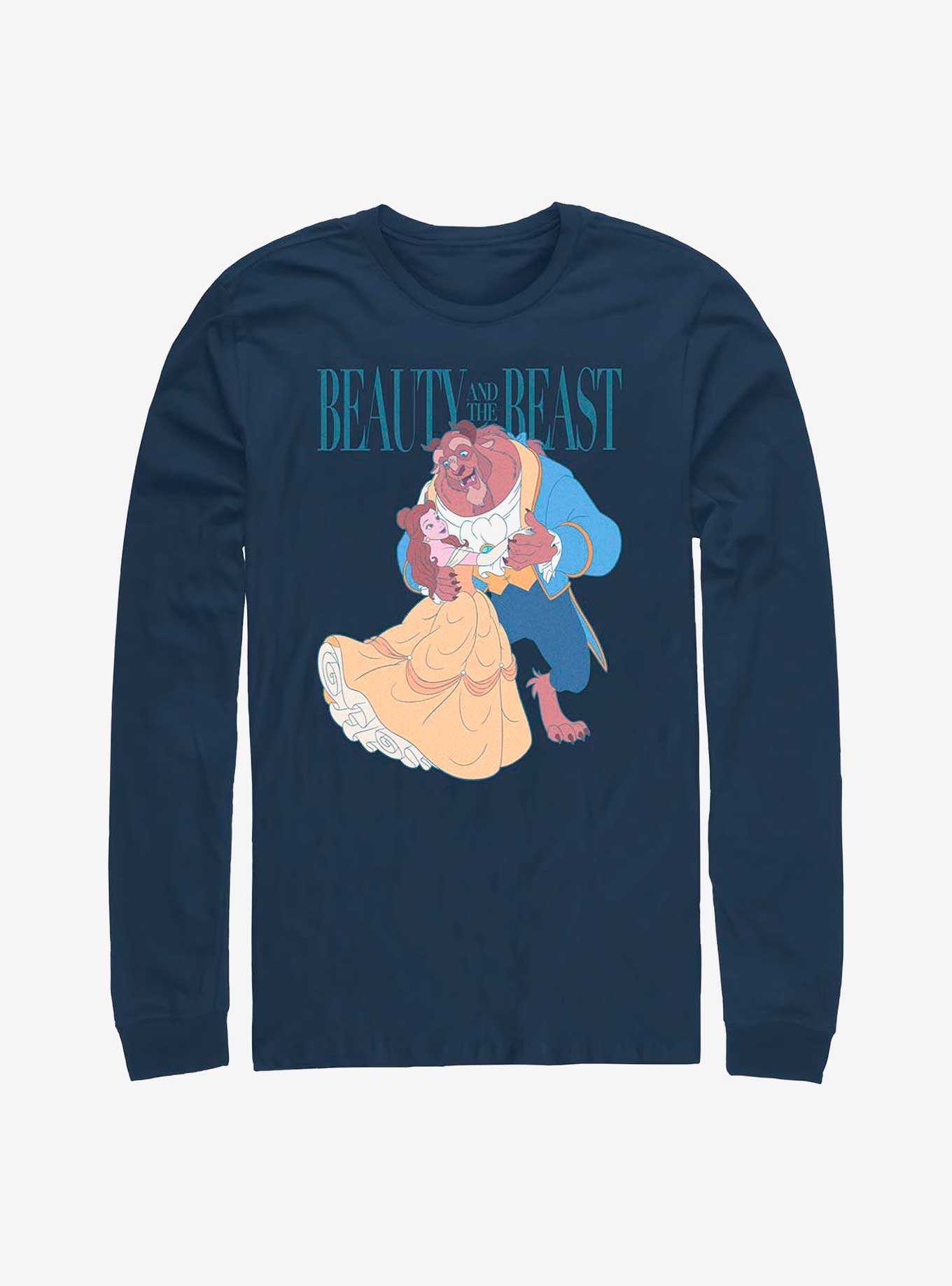 Disney Beauty And The Beast Vintage Dance Long-Sleeve T-Shirt, , hi-res