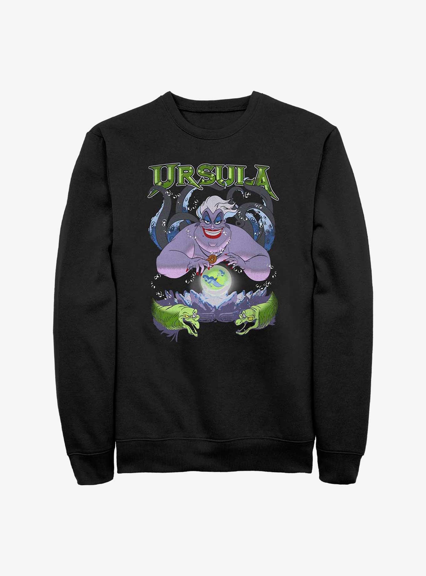 Disney The LIttle Mermaid Ursula Charm Sweatshirt, BLACK, hi-res
