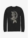 Disney The LIttle Mermaid In A Different Space Long-Sleeve T-Shirt, BLACK, hi-res
