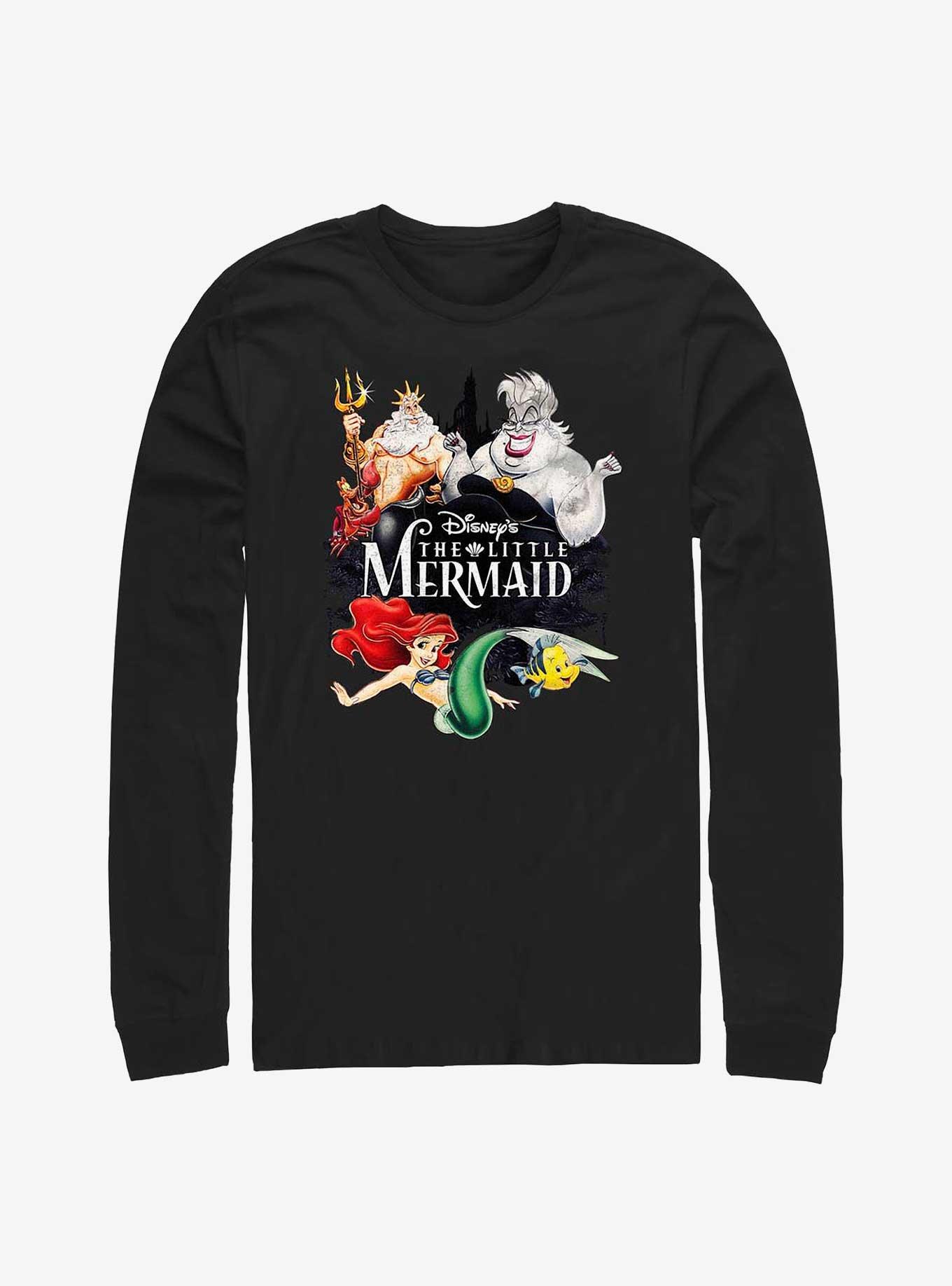 Disney The LIttle Mermaid Character Title Long-Sleeve T-Shirt, , hi-res