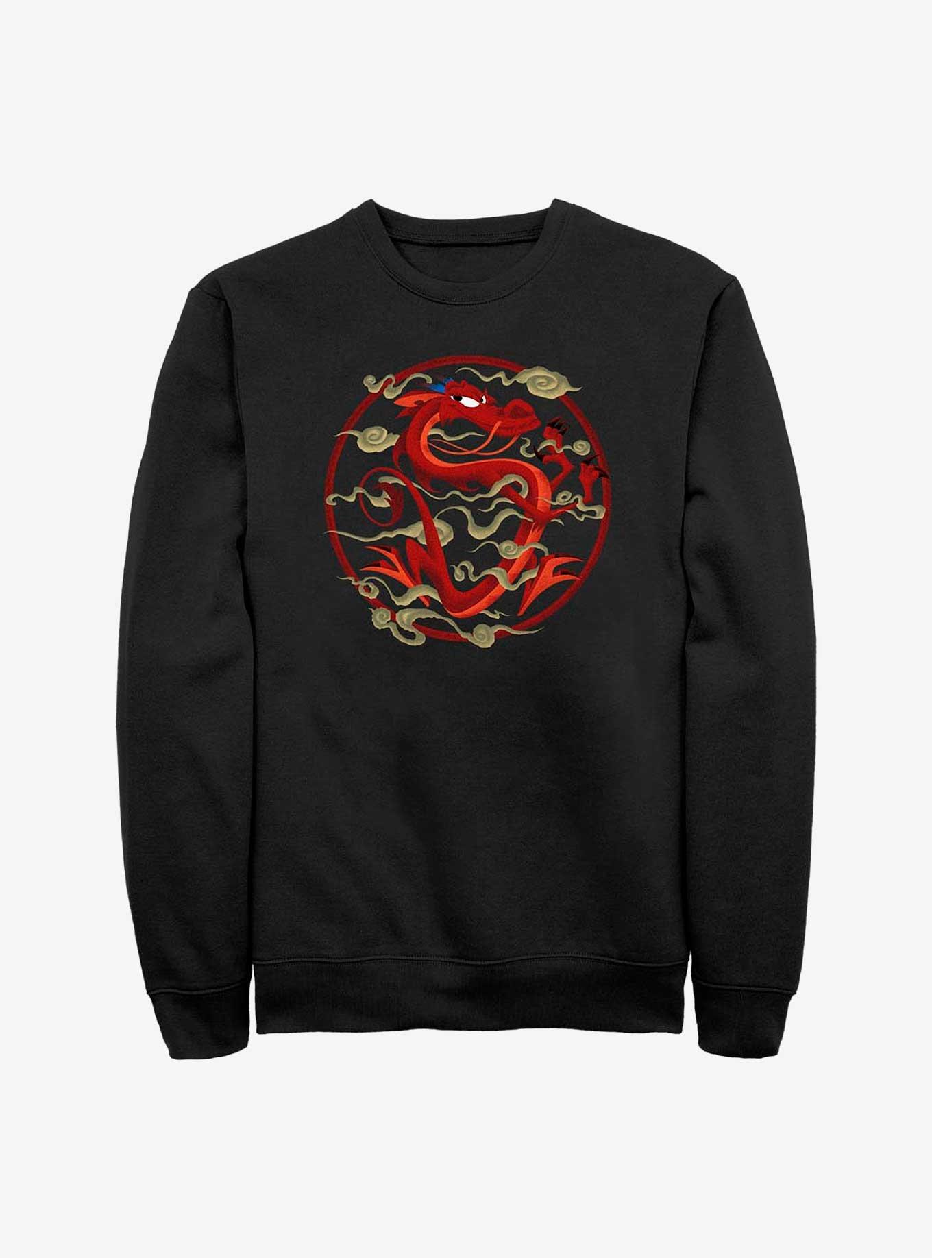 Disney Mulan Mushu Sweatshirt, BLACK, hi-res