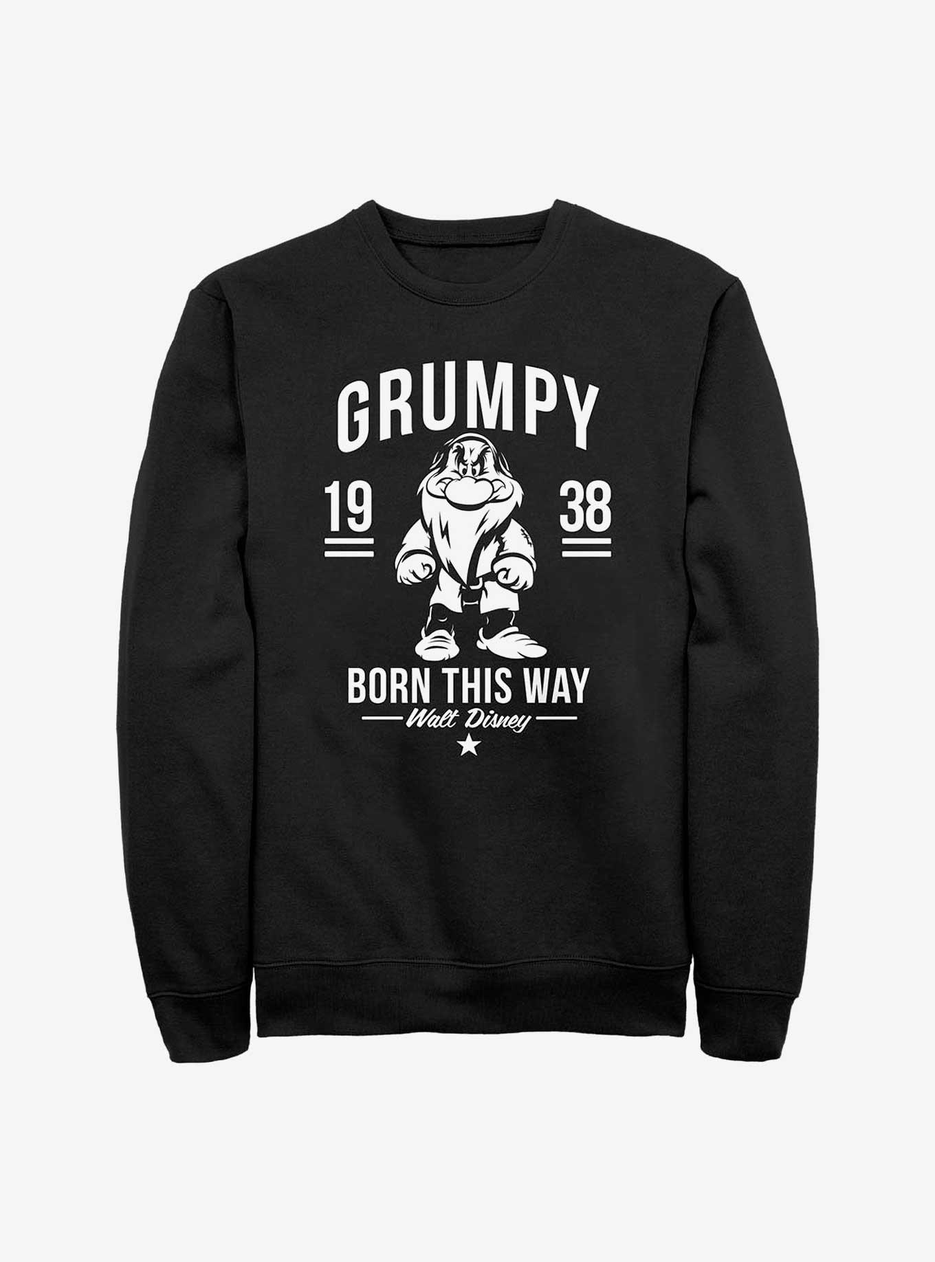 Disney Snow White And The Seven Dwarfs Born Grumpy Sweatshirt, , hi-res