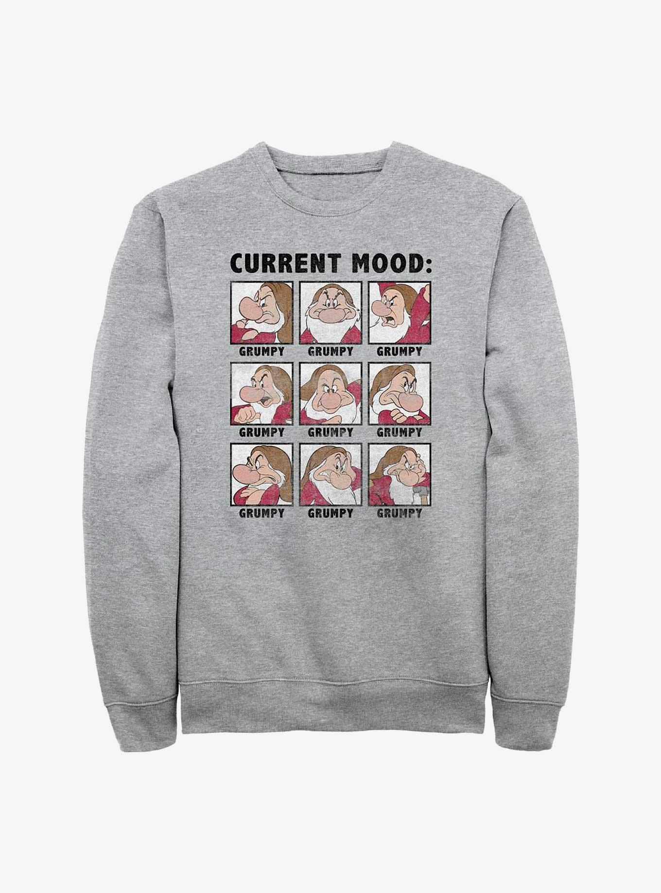 Disney Snow White And The Seven Dwarfs Current Mood Grumpy Sweatshirt, , hi-res
