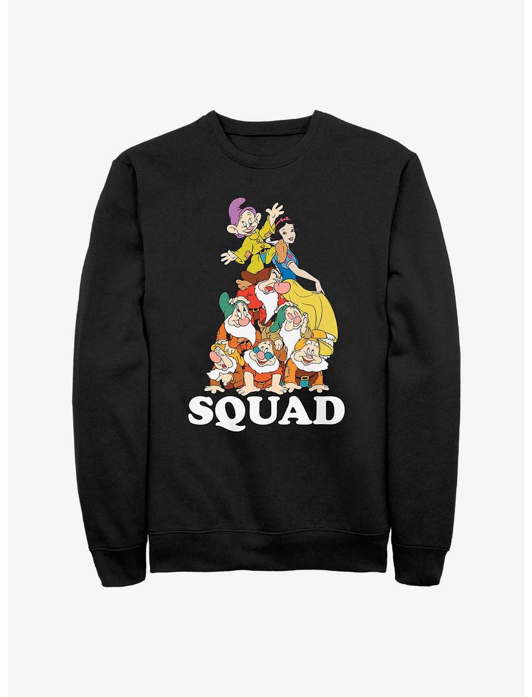 Disney Snow White And The Seven Dwarfs Squad Sweatshirt, BLACK, hi-res