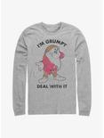 Disney Snow White And The Seven Dwarfs I'm Grumpy Deal WIth It Long-Sleeve T-Shirt, ATH HTR, hi-res