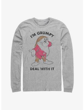 Disney Snow White And The Seven Dwarfs I'm Grumpy Deal WIth It Long-Sleeve T-Shirt, , hi-res