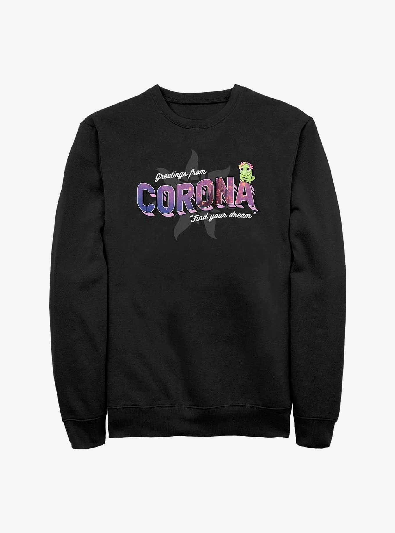 Disney Tangled Greetings From Corona Sweatshirt, , hi-res