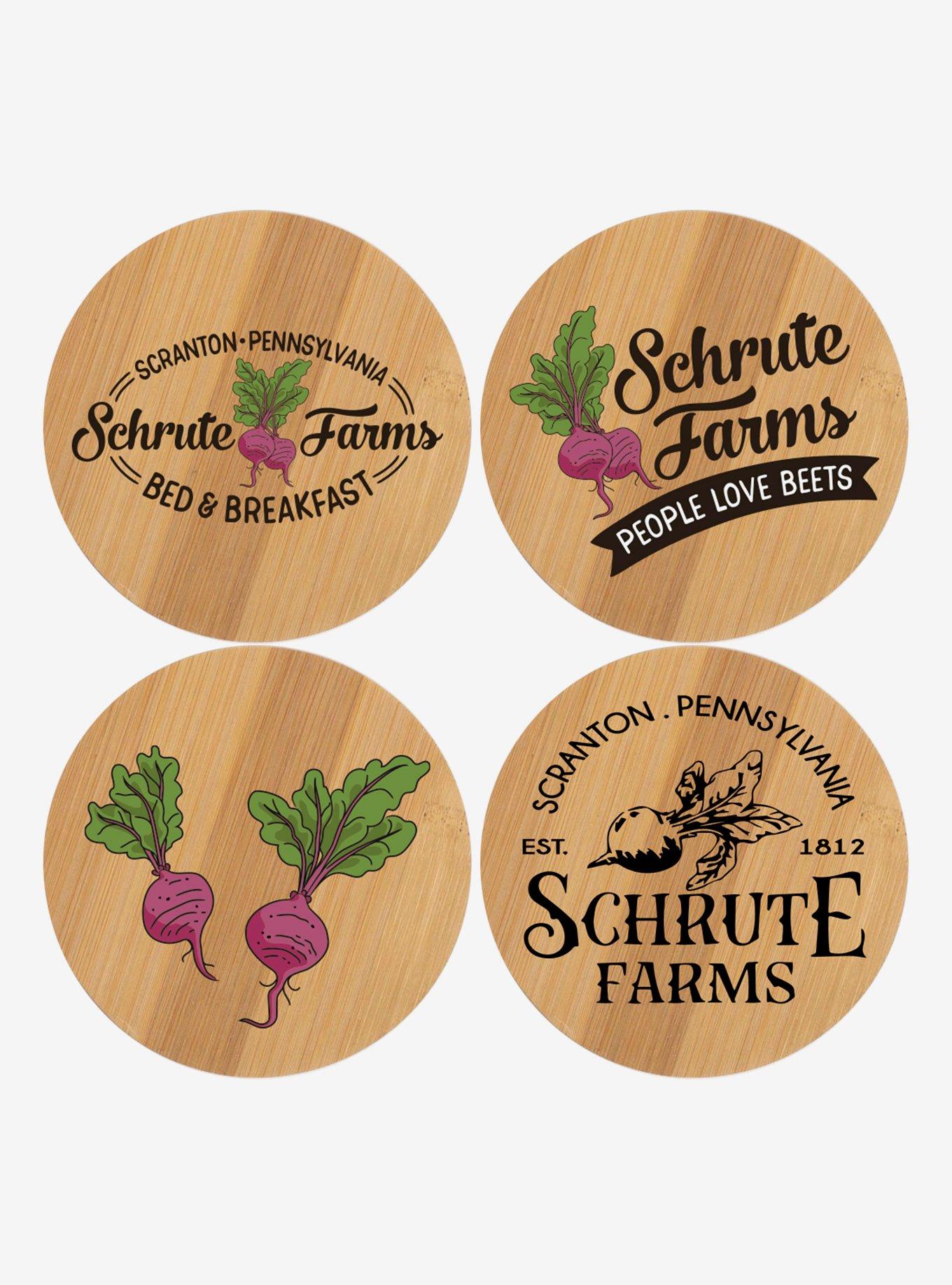 The Office Bamboo Coaster Set, , hi-res