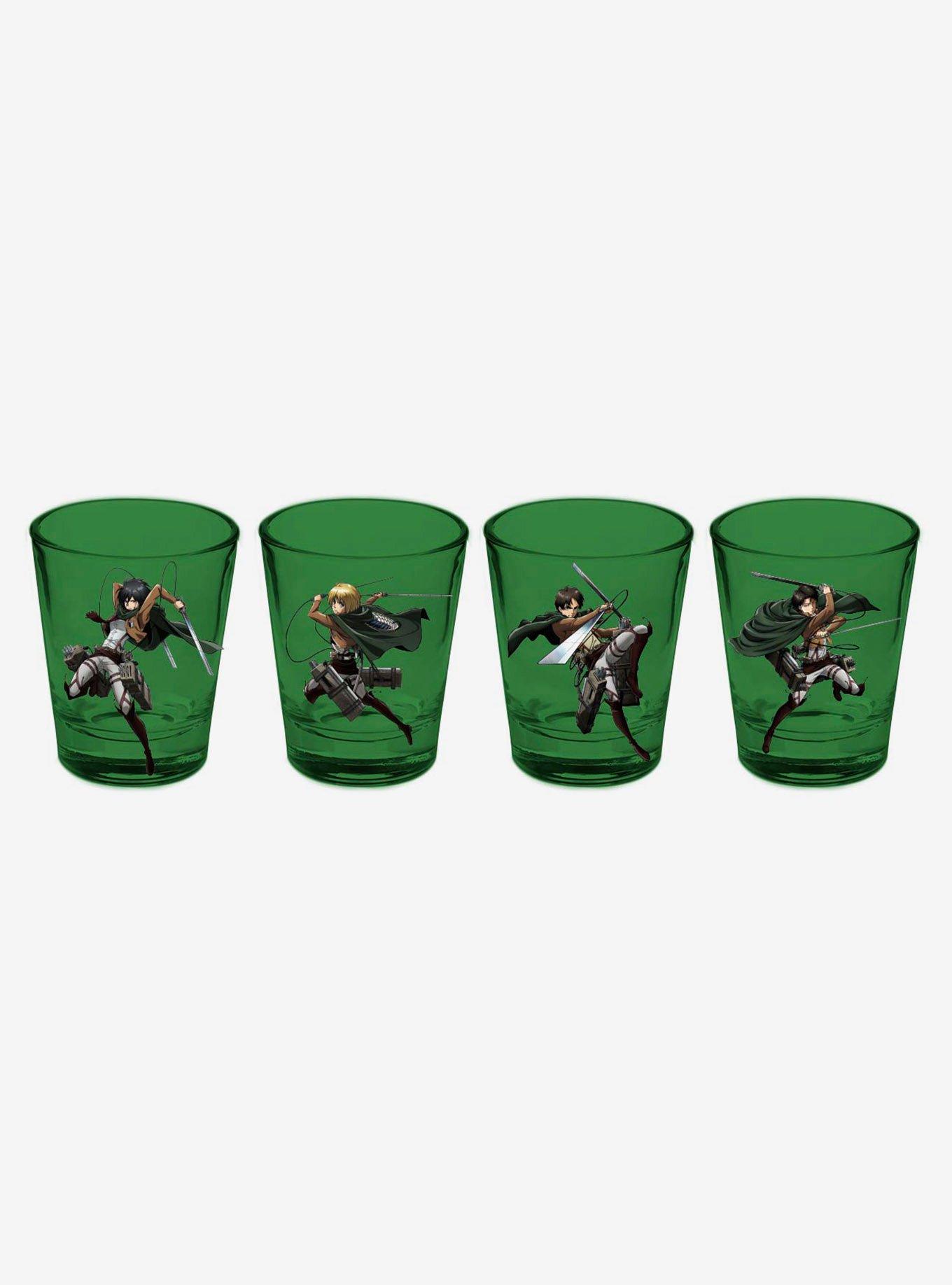 Attack On Titan Mini Glass Set, , hi-res