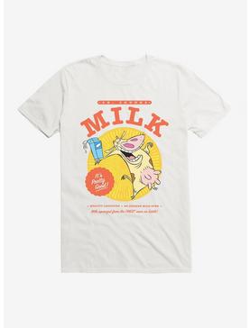 Cartoon Network Cow And Chicken Dr. Chunks Milk T-Shirt, WHITE, hi-res