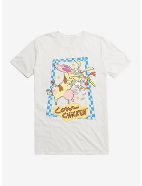 Cartoon Network Cow And Chicken Squeeze T-Shirt, WHITE, hi-res