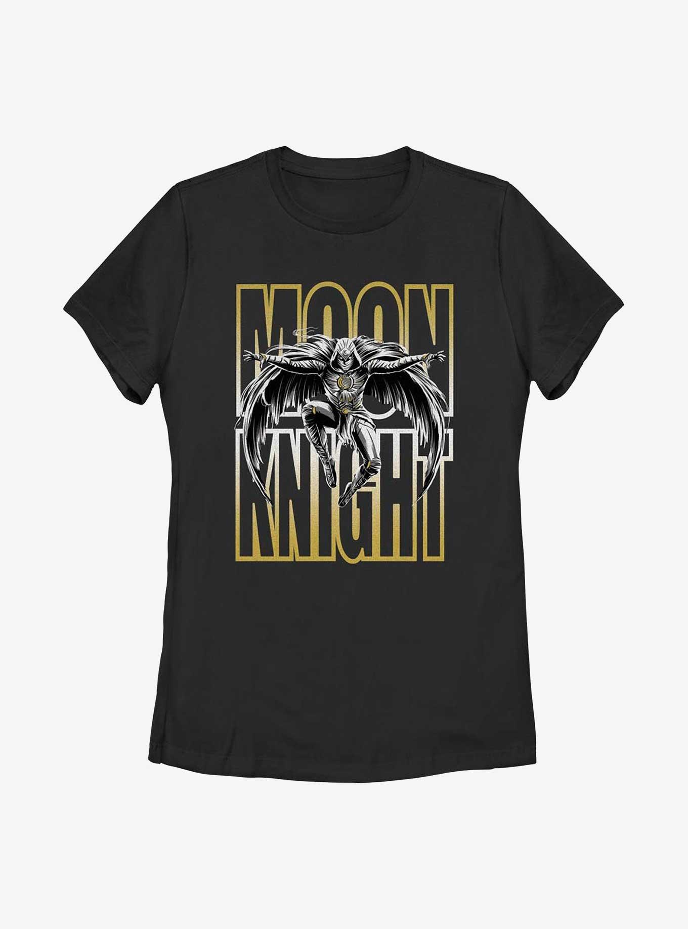 Marvel Moon Knight Jumps Womens T-Shirt, BLACK, hi-res