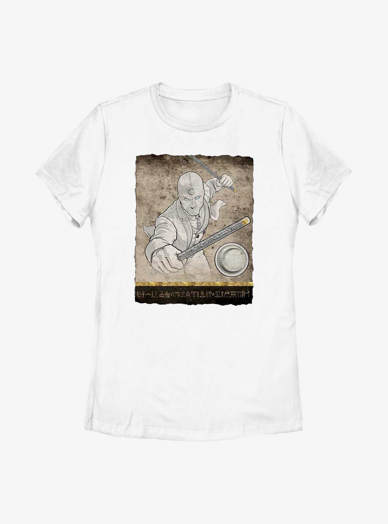 Marvel Moon Knight Mr. Knight Scroll Fragment Womens T-Shirt, , hi-res