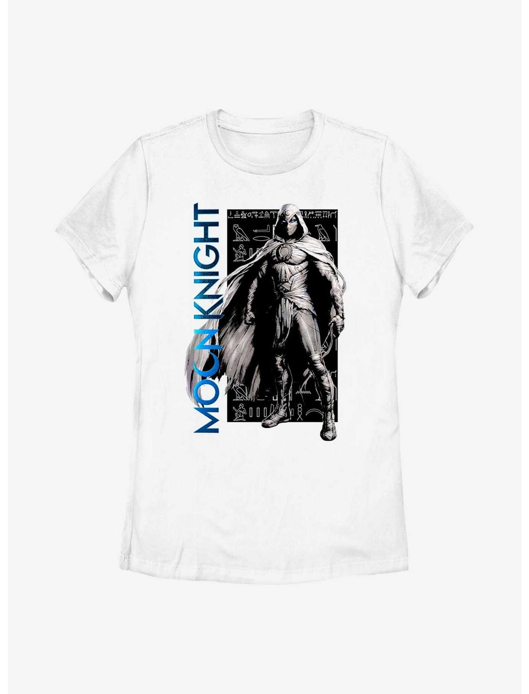 Marvel Moon Knight Hero Womens T-Shirt, WHITE, hi-res