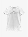 Marvel Moon Knight Black Logo Youth Girls T-Shirt, WHITE, hi-res