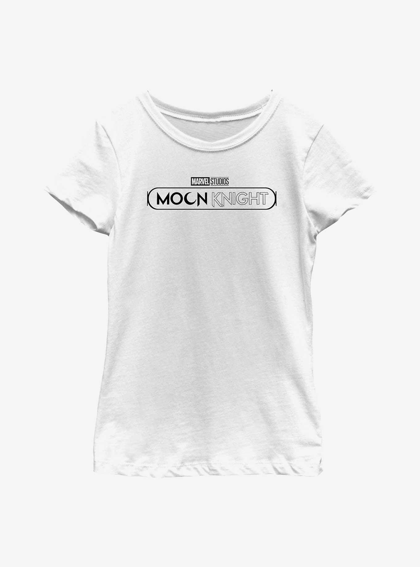 Marvel Moon Knight Black Logo Youth Girls T-Shirt, , hi-res