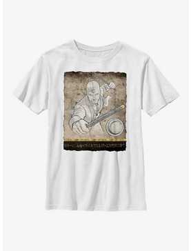 Marvel Moon Knight Mr. Knight Scroll Fragment Youth T-Shirt, , hi-res