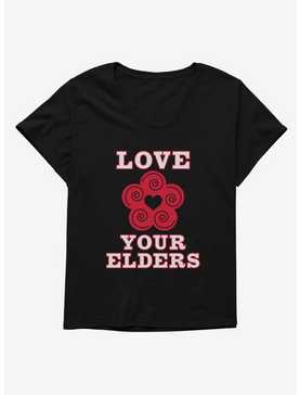 Love Your Elders Womens T-Shirt Plus Size, , hi-res