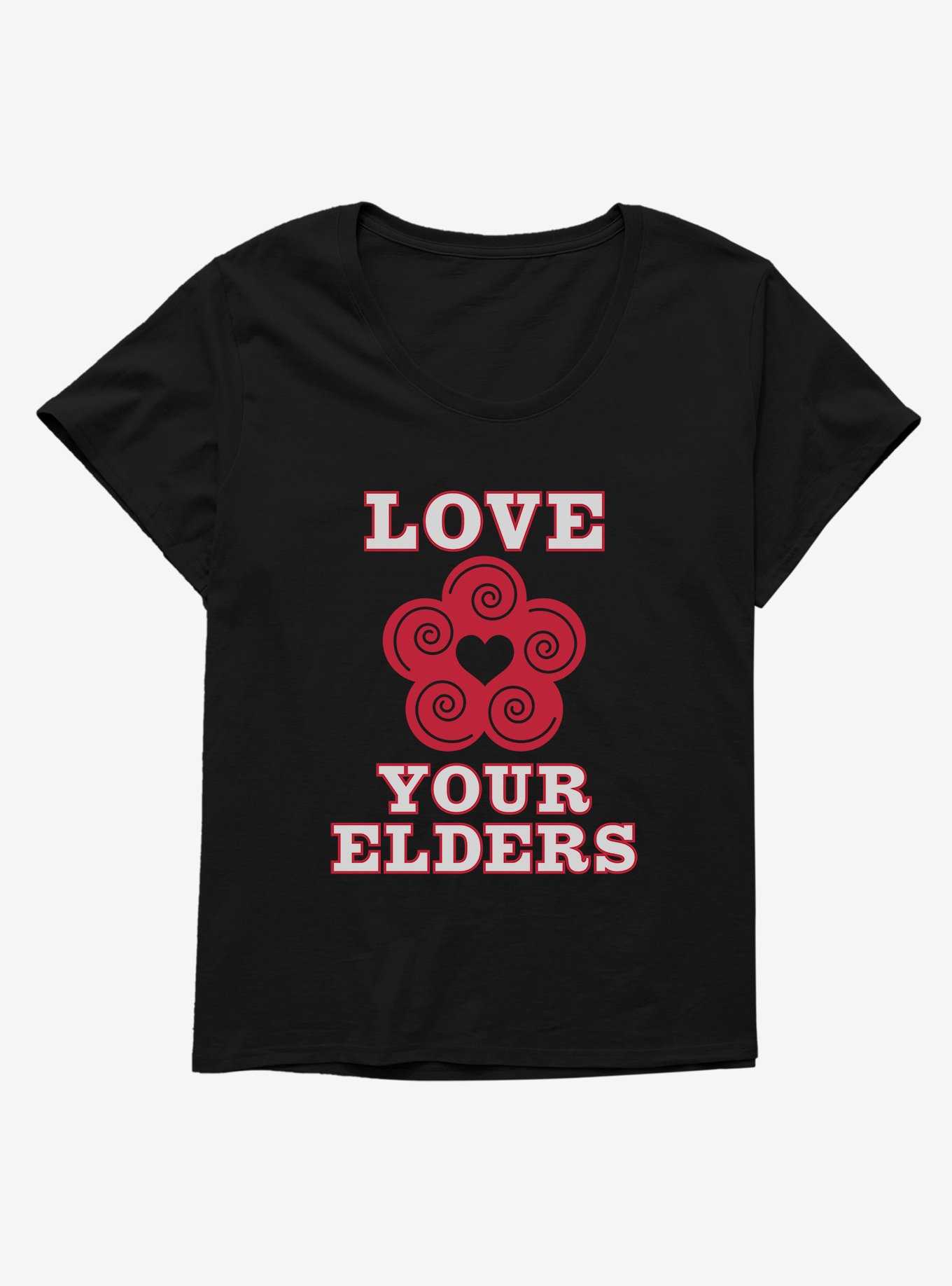 Love Your Elders Womens T-Shirt Plus Size, , hi-res