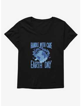 Earth Day With Care Womens T-Shirt Plus Size, , hi-res