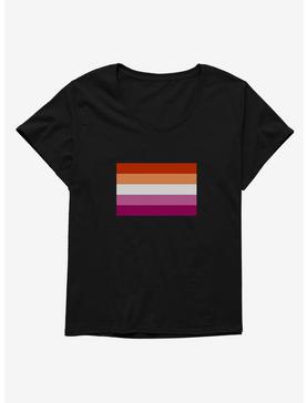 Pride Lesbian Flag T-Shirt Plus Size, , hi-res