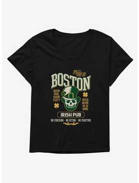 St. Patty's Boston Irish Pub Womens T-Shirt Plus Size, , hi-res