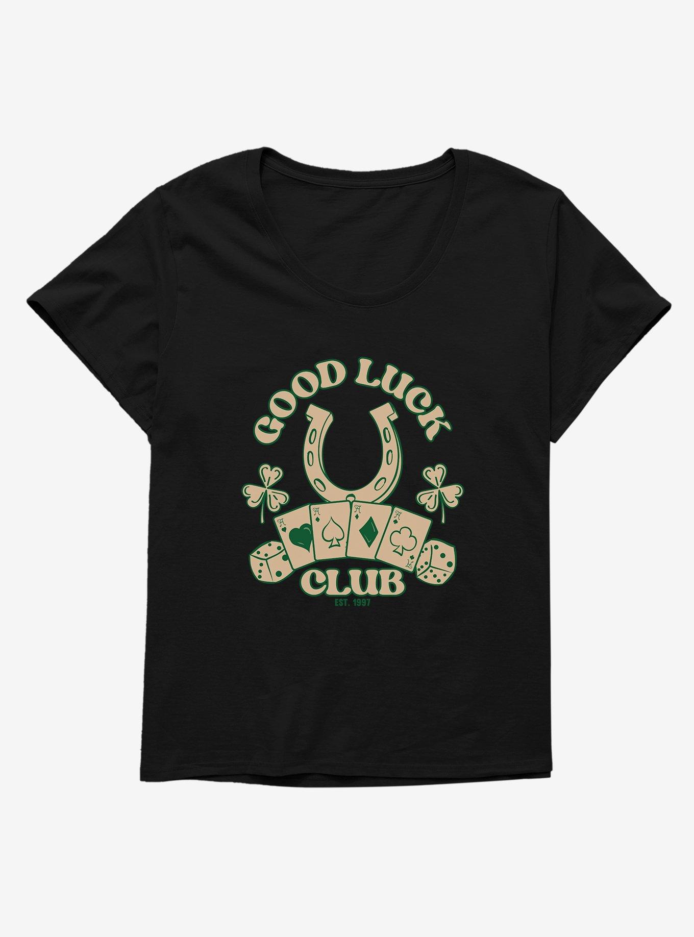 St. Patty's Good Luck Club Womens T-Shirt Plus Size, , hi-res