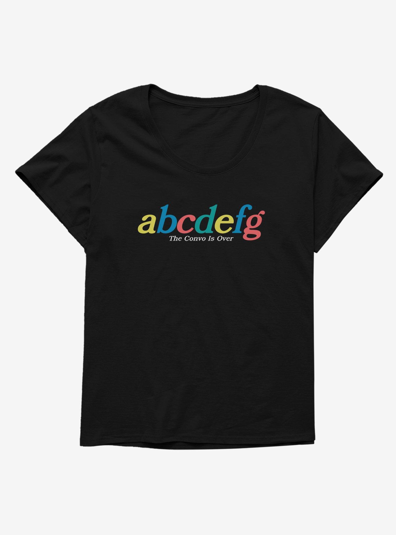 ABCDEFG Convo Over Womens T-Shirt Plus Size, , hi-res
