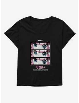 Anime Girl Kawaii Womens T-Shirt Plus Size, , hi-res