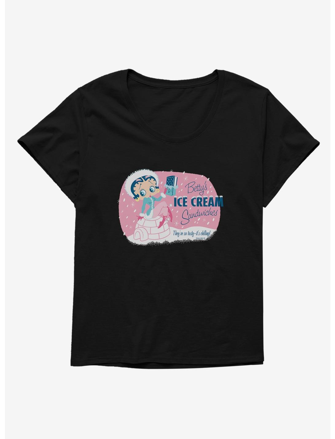 Betty Boop Ice Cream Sandwich Womens T-Shirt Plus Size, , hi-res