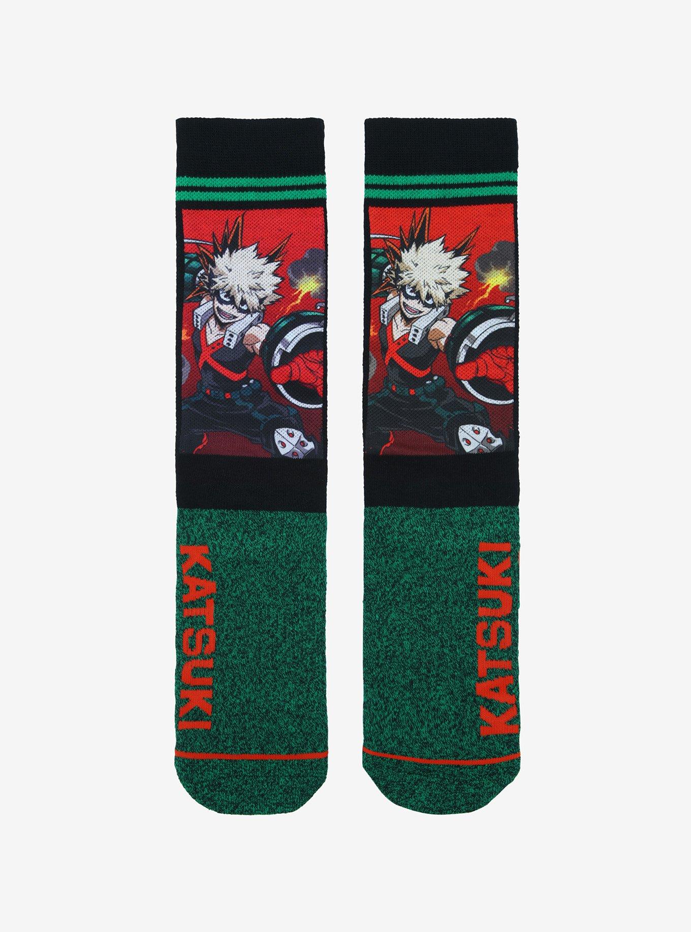 My Hero Academia Bakugo Crew Socks, , hi-res
