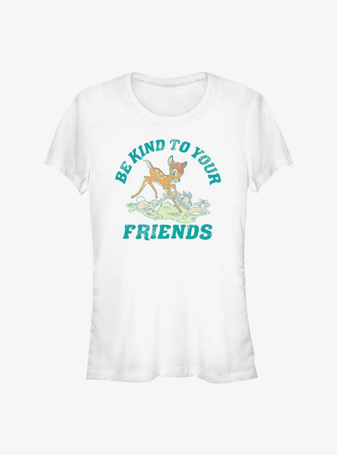 Disney Bambi Be Kind Girls T-Shirt, WHITE, hi-res