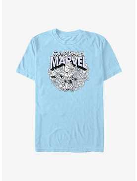 Marvel Captain Marvel Spring T-Shirt, LT BLUE, hi-res