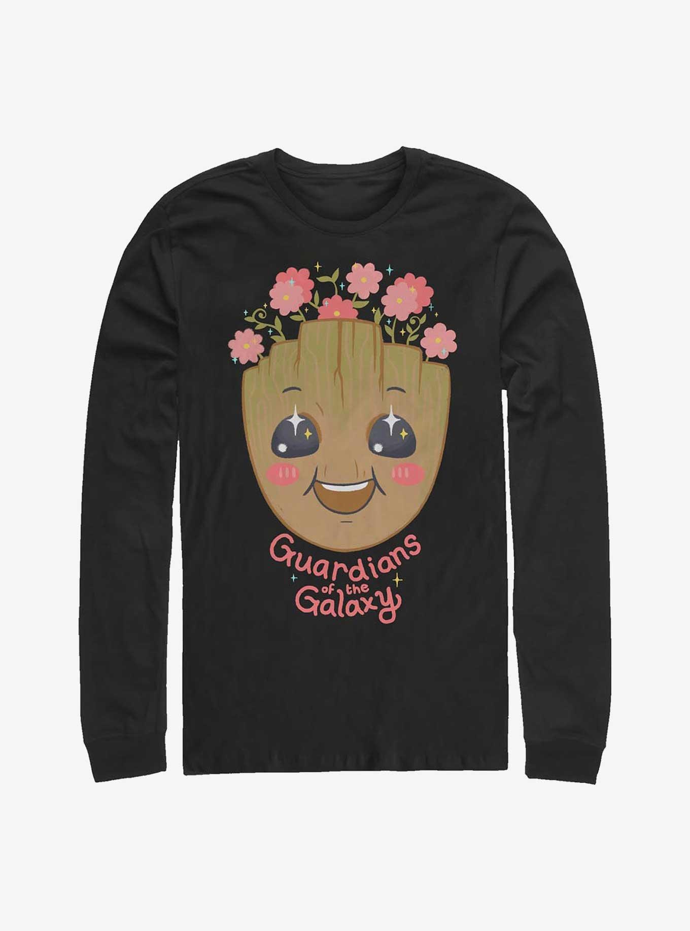 Marvel Guardians Of The Galaxy Groot In Bloom Long-Sleeve T-Shirt, , hi-res