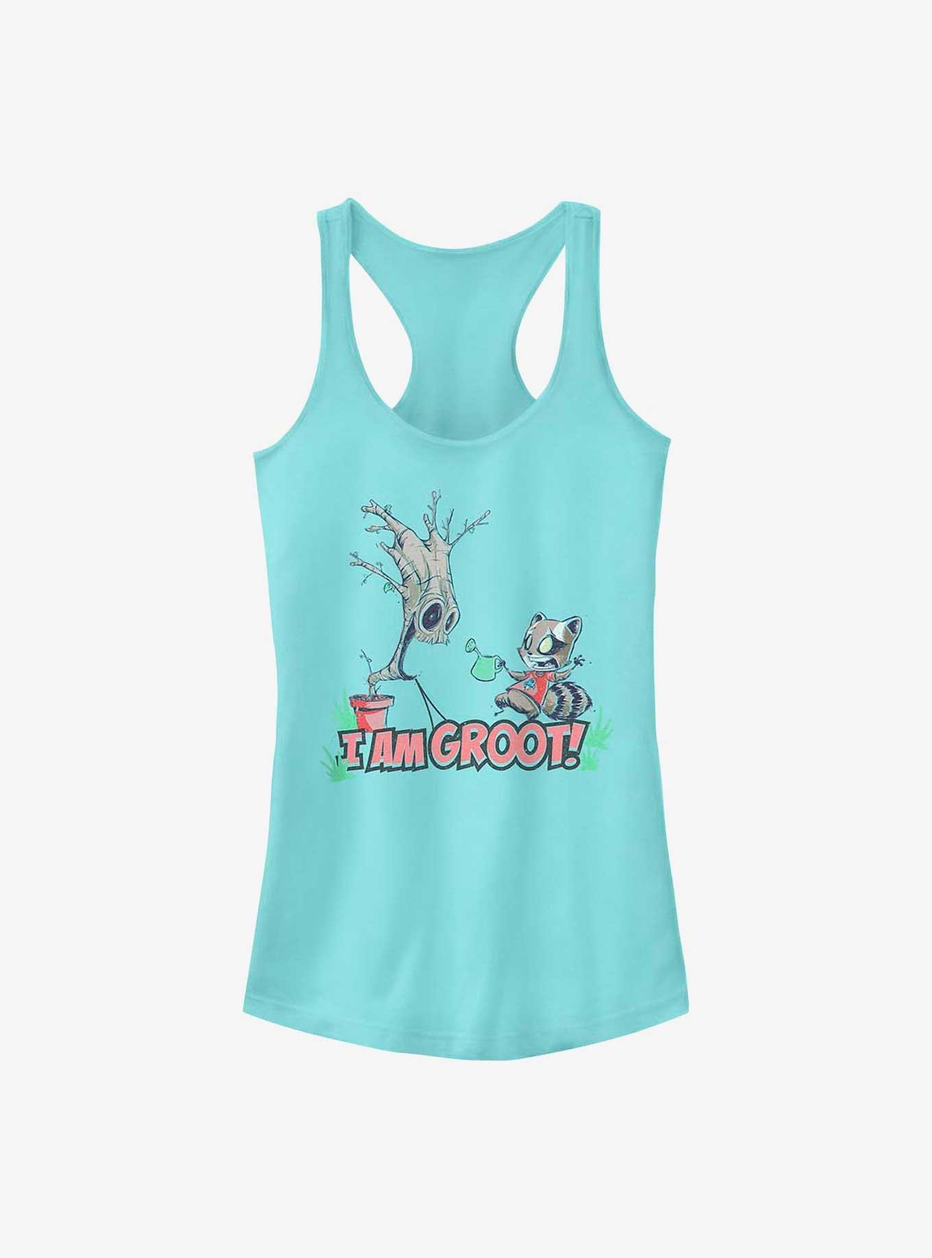 Marvel Guardians Of The Galaxy Grooted Easter Girls Tank