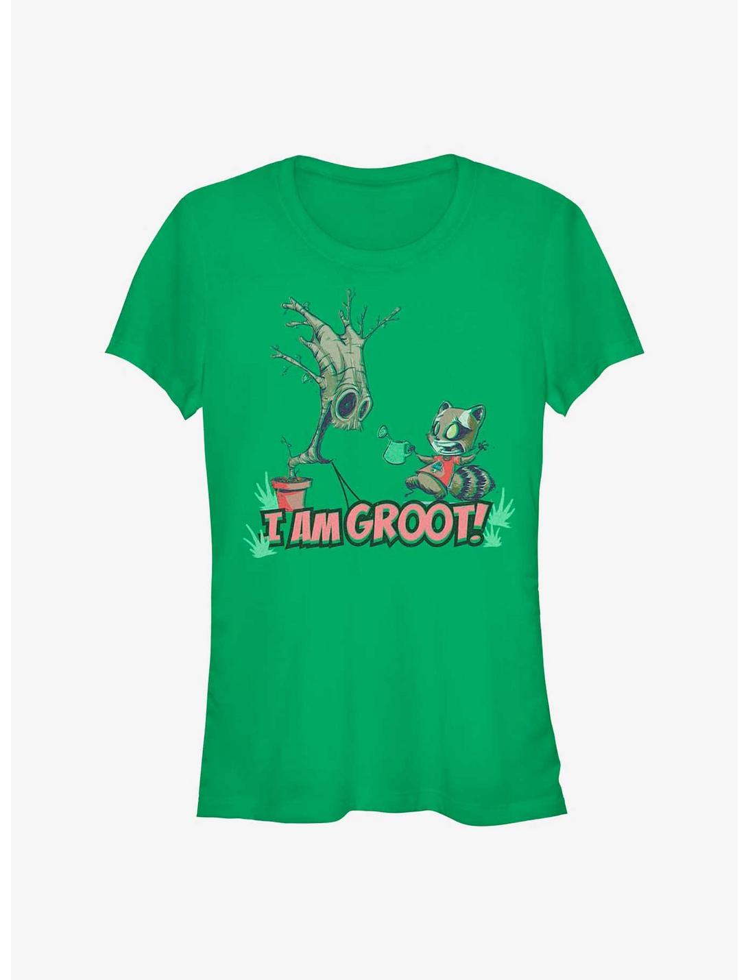Marvel Guardians Of The Galaxy Grooted Easter Girls T-Shirt, KELLY, hi-res