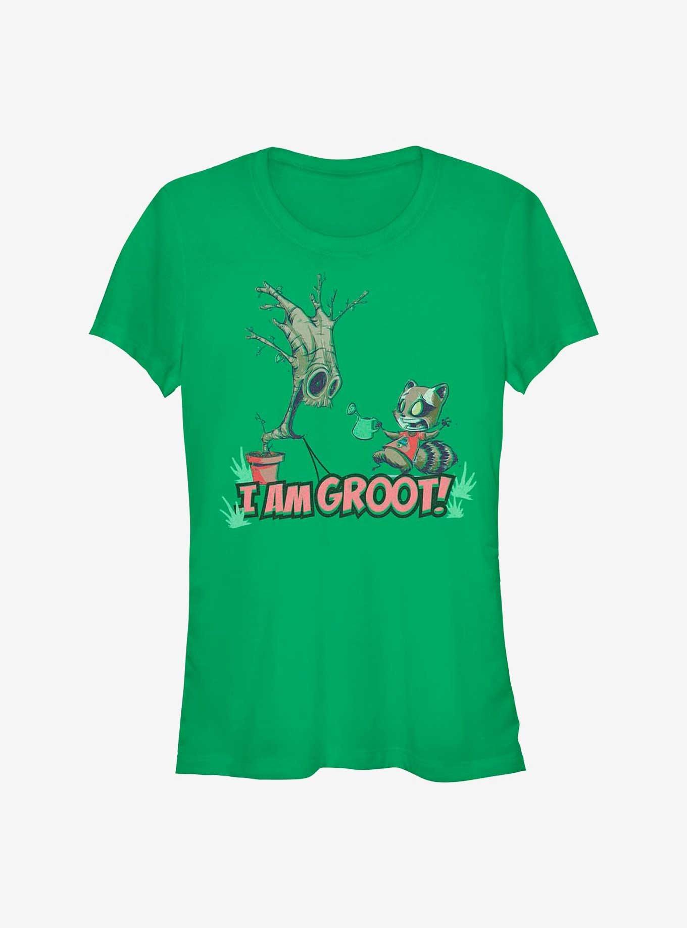 Marvel Guardians Of The Galaxy Grooted Easter Girls T-Shirt, KELLY, hi-res