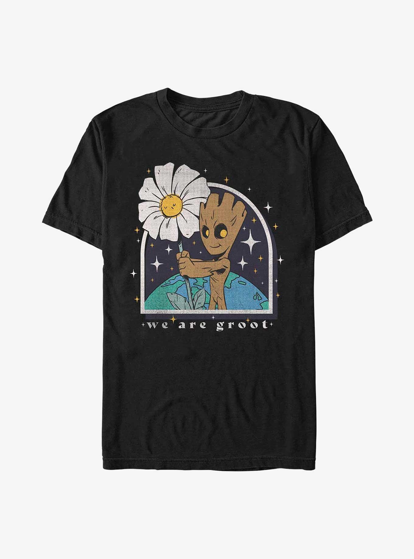 Marvel Guardians Of The Galaxy We Are Groot T-Shirt, BLACK, hi-res