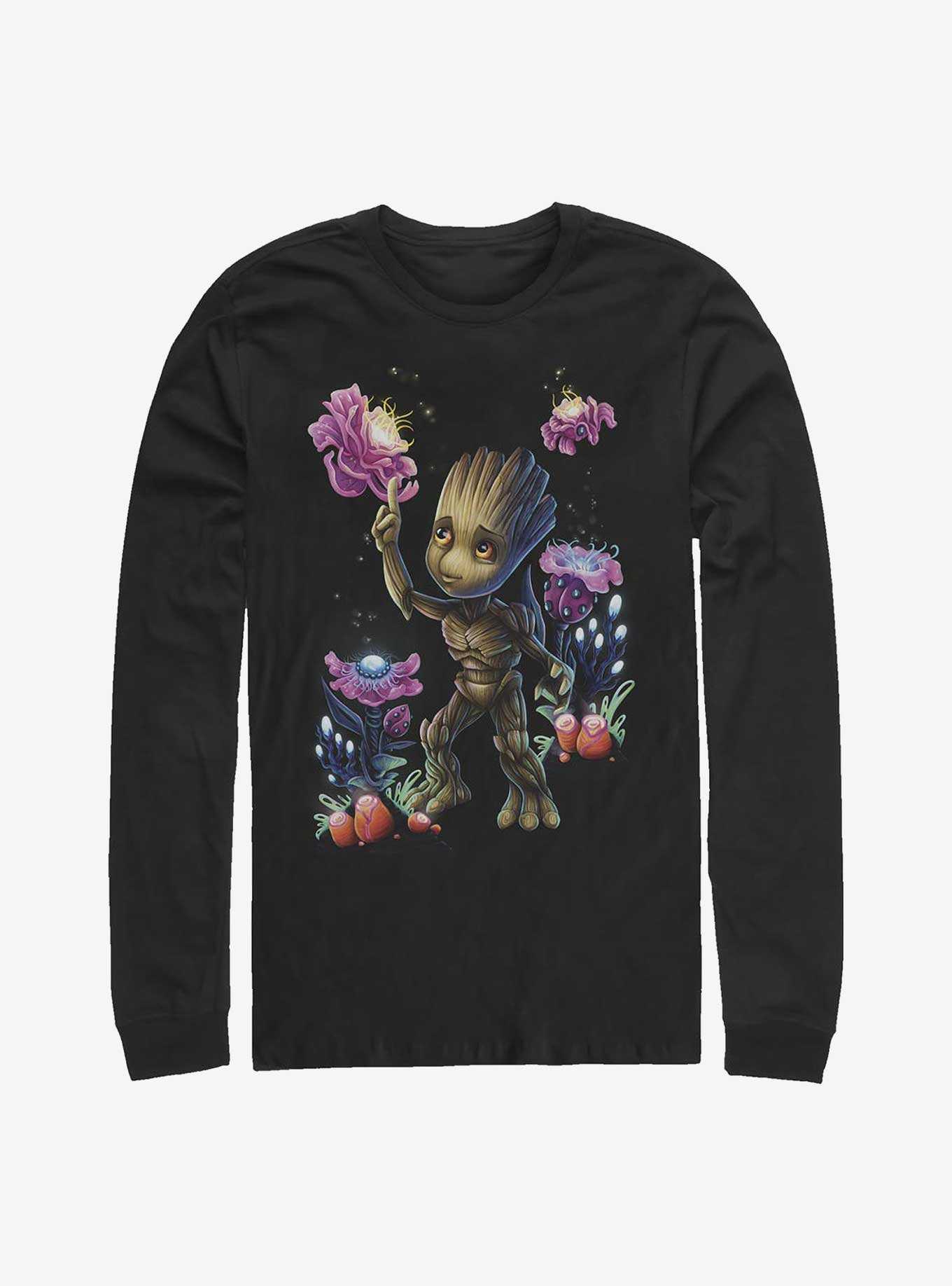 Marvel Guardians Of The Galaxy Groot Plants No Bg Long-Sleeve T-Shirt, , hi-res