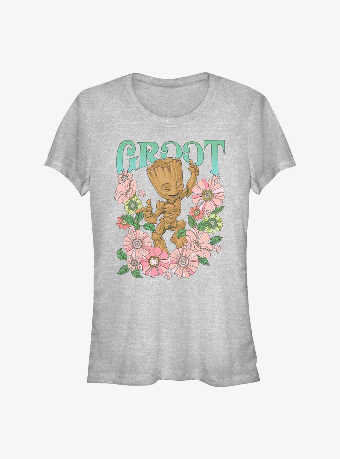 Marvel Guardians Of The Galaxy Groot Flower Dance Girls T-Shirt, , hi-res