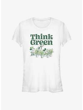 Disney Mickey Mouse Green Thinking Girls T-Shirt, , hi-res