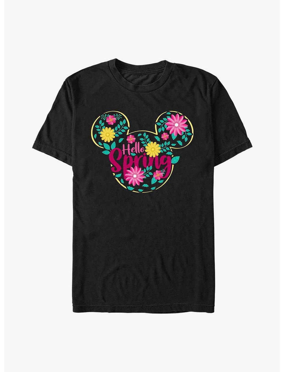 Disney Mickey Mouse Hello Spring Ears T-Shirt, BLACK, hi-res