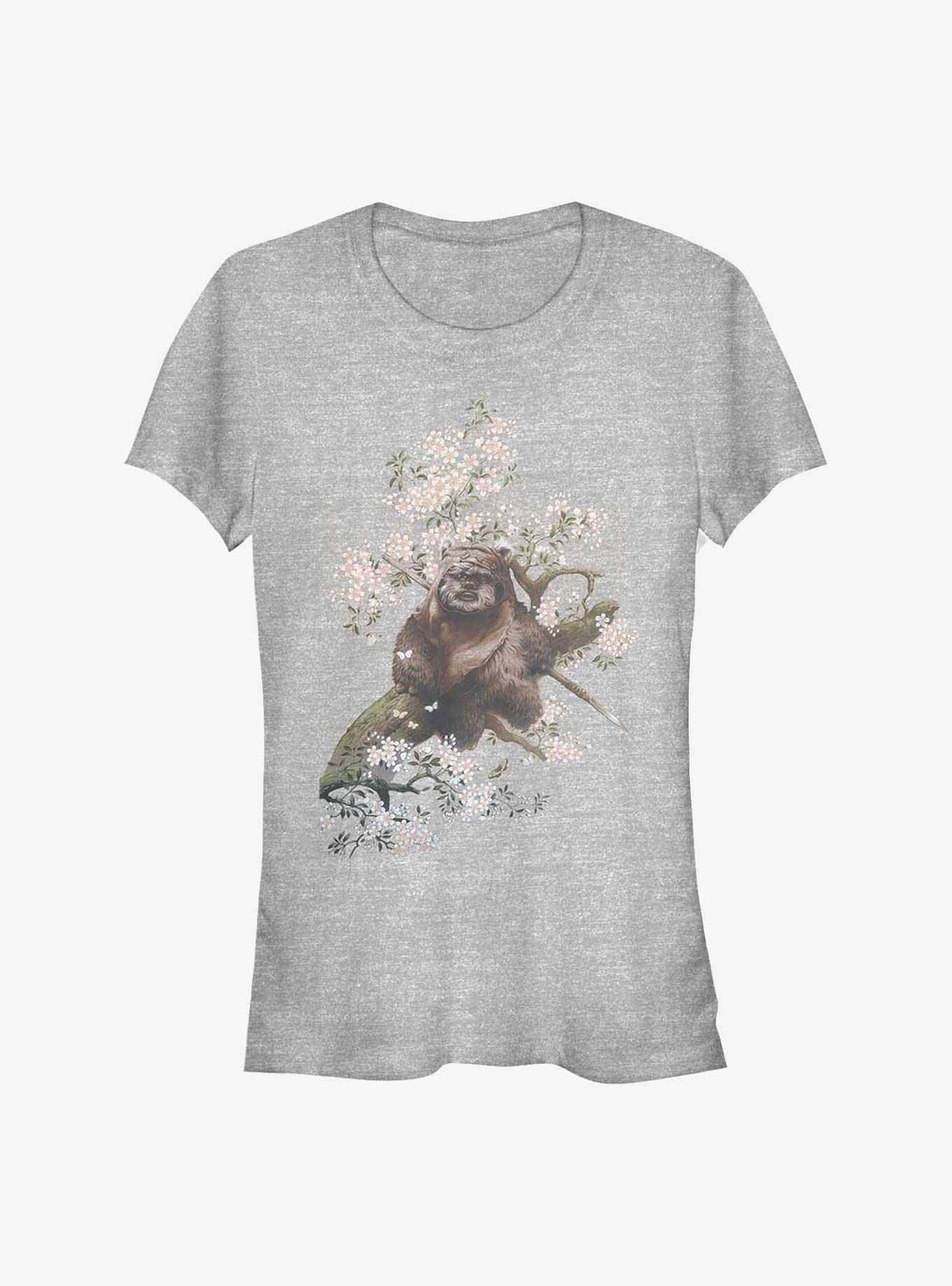 Star Wars Ewok In The Flowers Girls T-Shirt, , hi-res