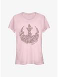 Star Wars Rose Rebel Girls T-Shirt, LIGHT PINK, hi-res