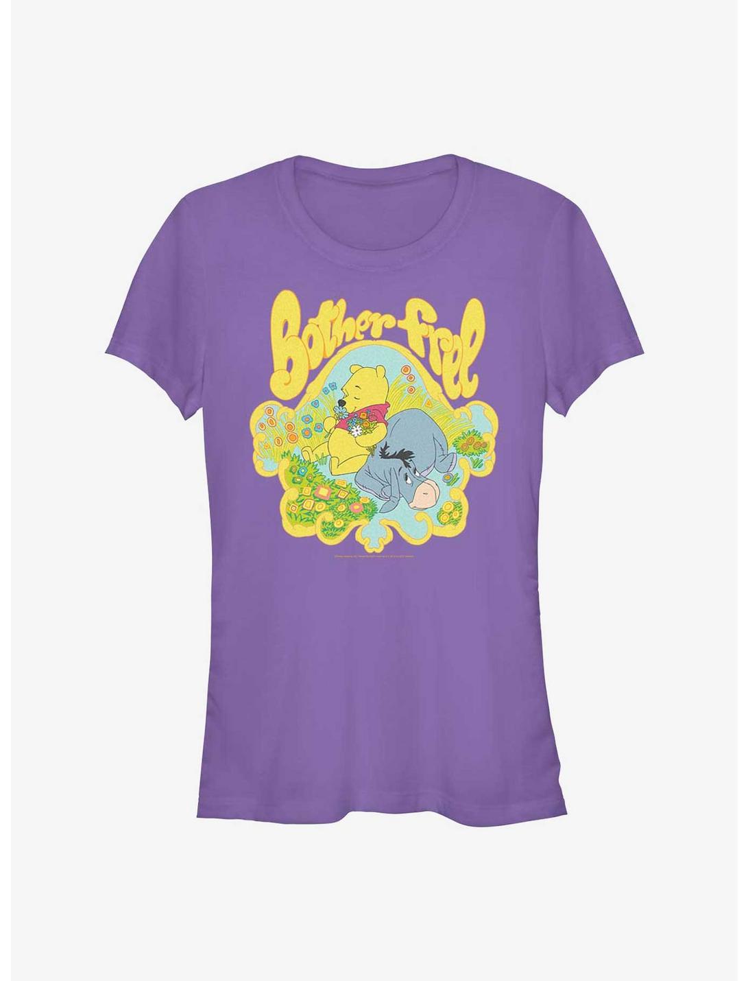 Disney Winnie The Pooh Bother Free Girls T-Shirt, PURPLE, hi-res