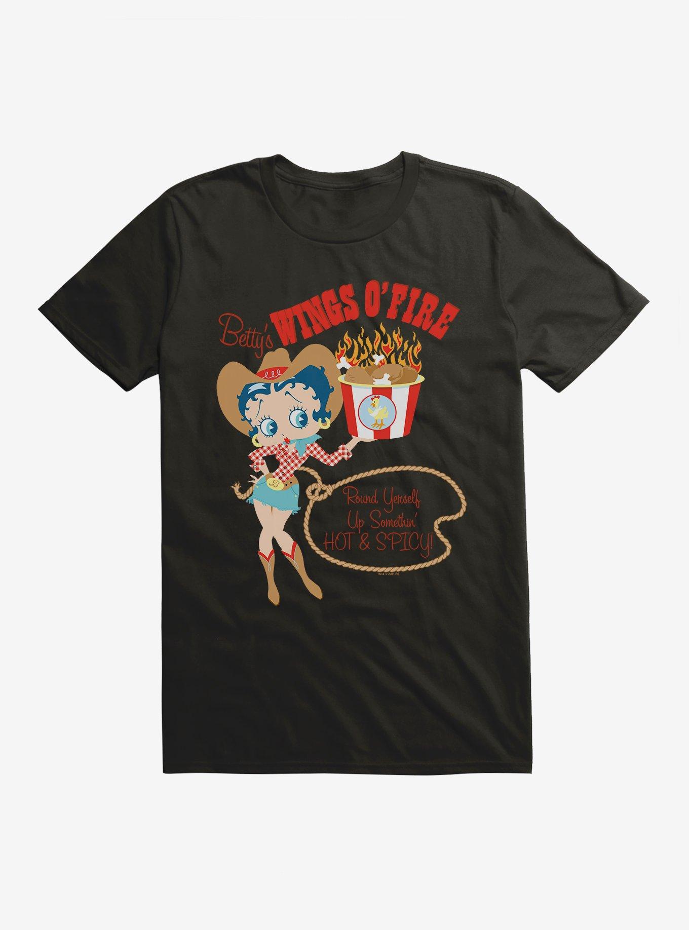 Betty Boop Hot Wings T-Shirt, , hi-res