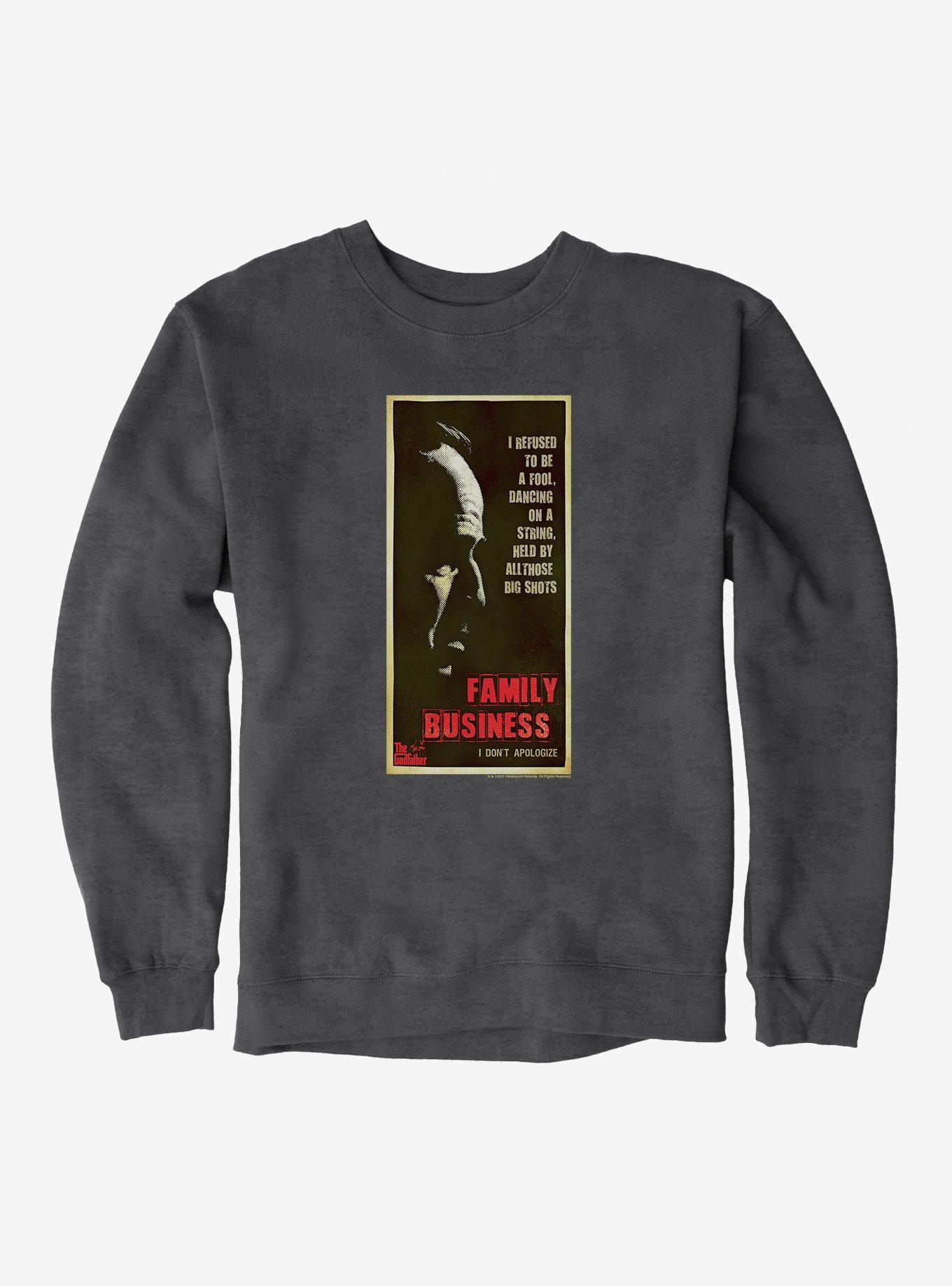 The Godfather I Refused To Be A Fool Sweatshirt, CHARCOAL HEATHER, hi-res