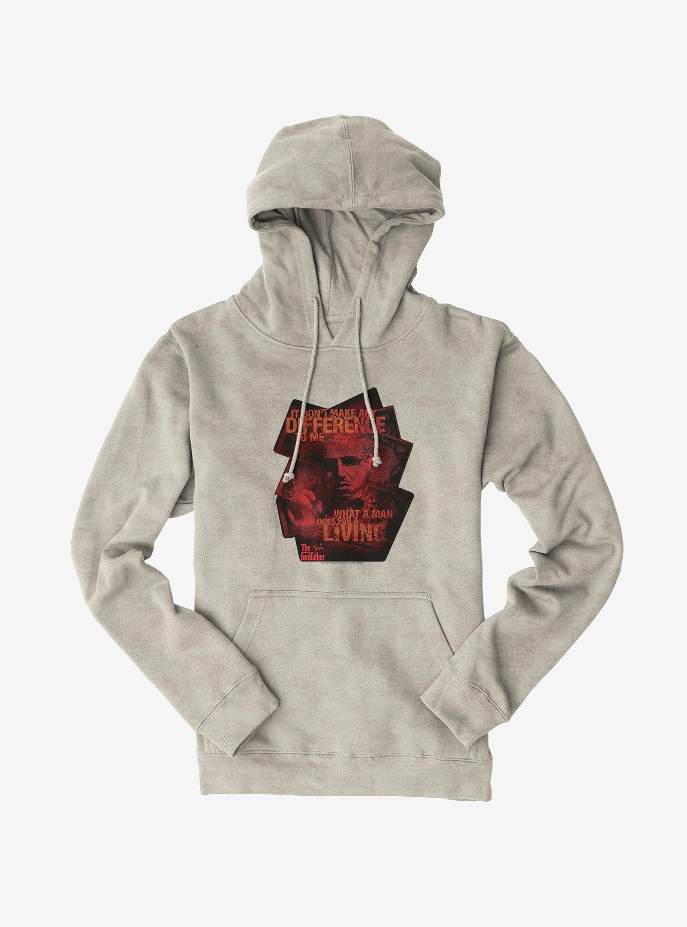 The Godfather It Don't Make Any Difference Hoodie, OATMEAL HEATHER, hi-res