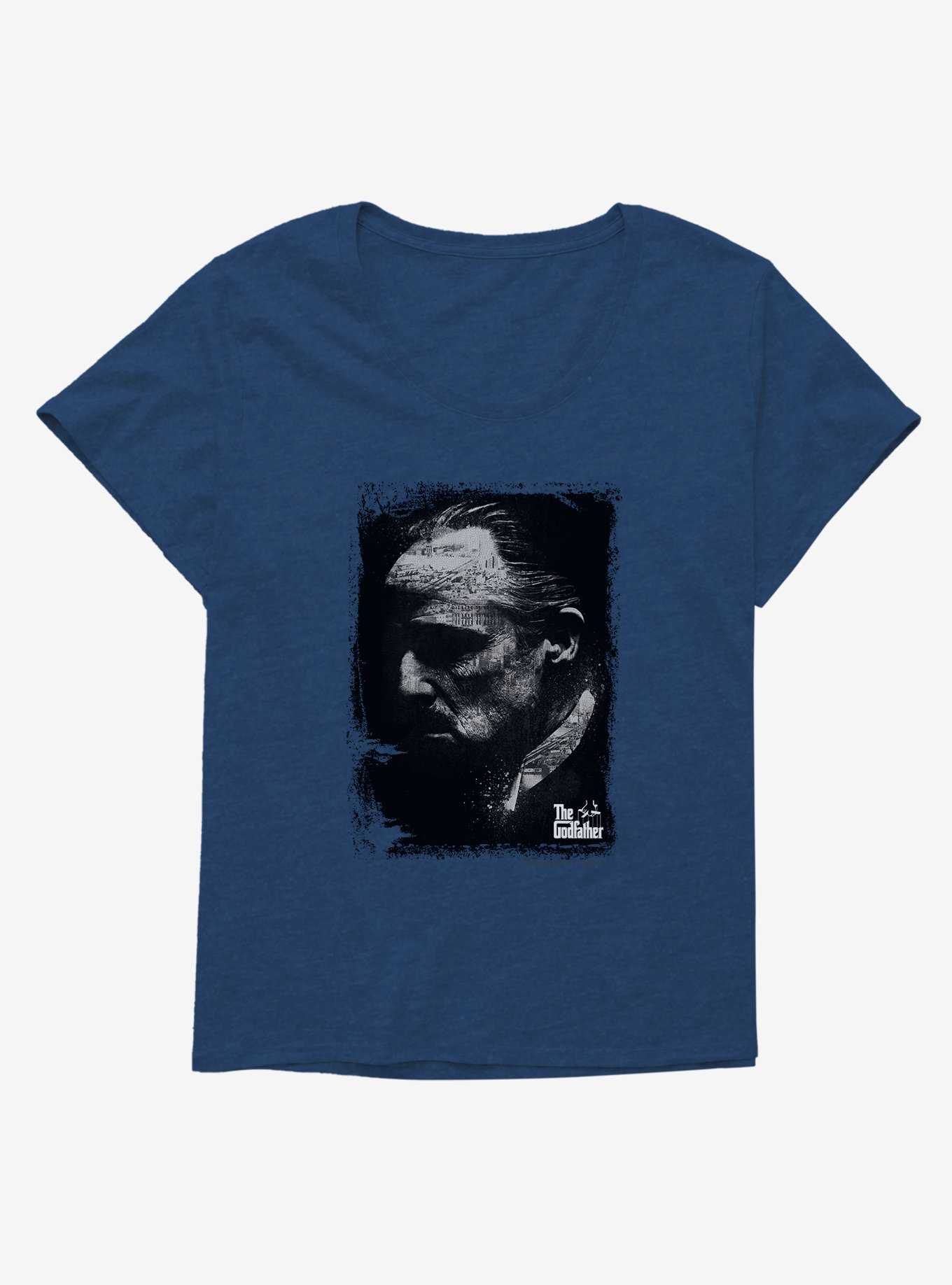 The Godfather Don Vito Profile  Girls T-Shirt Plus Size, , hi-res